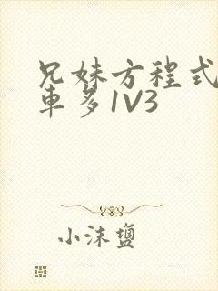 兄妹方程式多R车多1V3