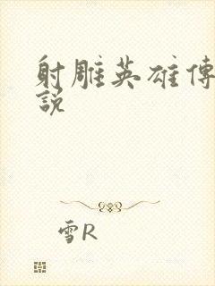 射雕英雄传 小说