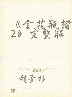 《金花瓶楷梅花2》完整版