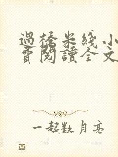 过桥米线小说免费阅读全文