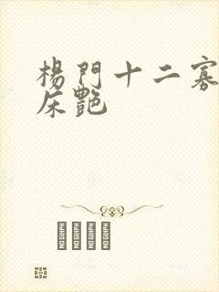 杨门十二寡妇肉床艳