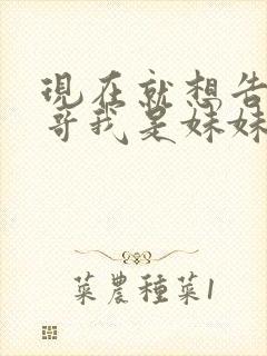 现在就想告诉哥哥我是妹妹