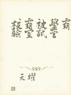 校霸被学霸压实验室试管