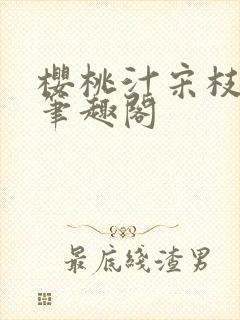 樱桃汁宋枝江野笔趣阁