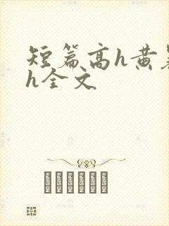短篇高h黄暴辣h全文