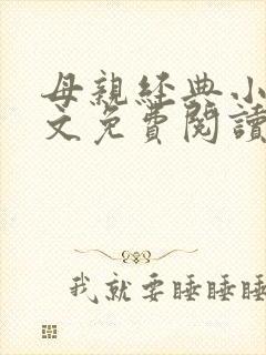 母亲经典小说全文免费阅读