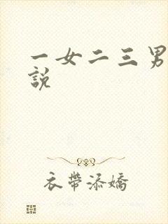 一女二三男事小说