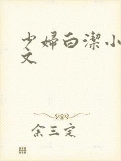 少妇白洁小说全文