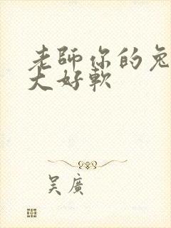 老师你的兔子好大好软