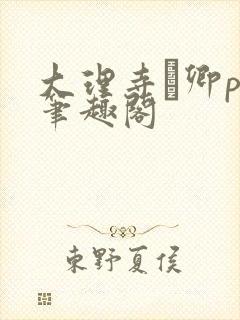 大理寺·卿po笔趣阁