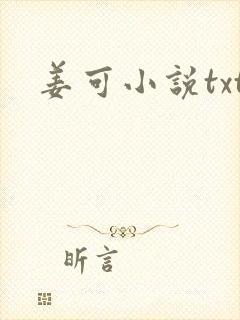 姜可小说txt