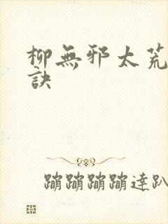 柳无邪太荒吞天诀