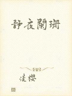 静夜阑珊
