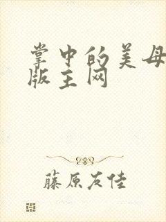 掌中的美母第一版主网