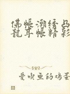 佛帐潮绣凸浮双龙耳帐精彩片段