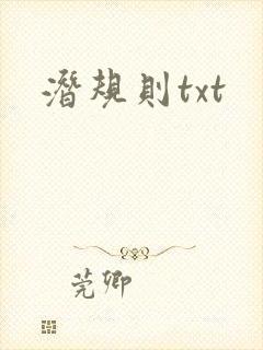 潜规则txt