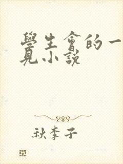 学生会的一己之见小说