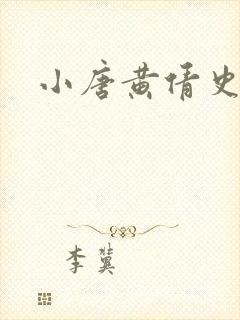 小唐黄倩史