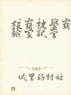 校霸被学霸压实验室试管
