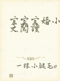 宜室宜婚小说全文阅读