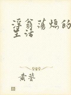 浮翁荡熄的幸福生活