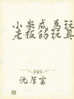 小米成为玩具店老板的玩具