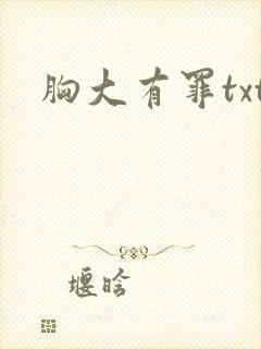 胸大有罪txt