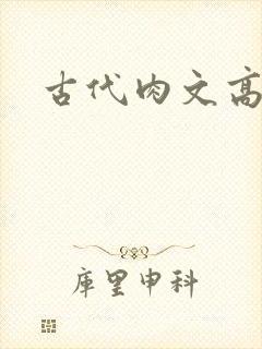 古代肉文高辣文