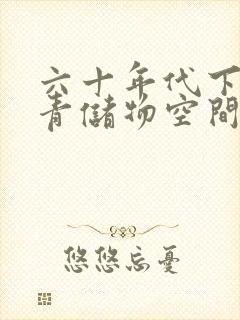 六十年代下乡知青储物空间