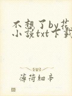 不想了by花卷小说txt下载