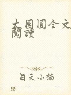 大团圆全文完整阅读