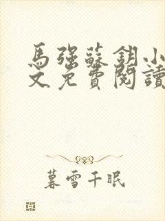 马强苏钥小说全文免费阅读最新章节