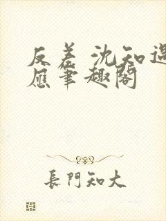 反差 沈知遇晏应笔趣阁