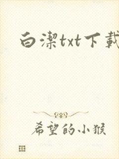 白洁txt下载