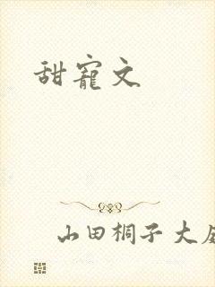 甜宠文