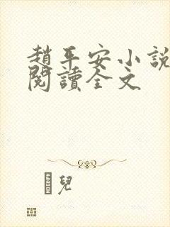 赵平安小说免费阅读全文