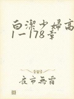 白洁少妇高义第1一178章