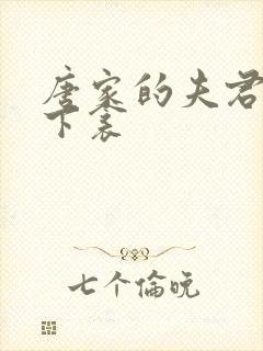 唐家的夫君们帘下衾