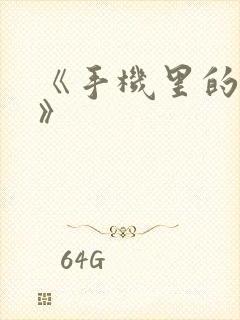 《手机里的秘密》