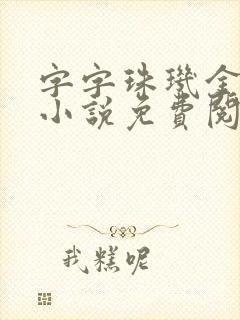 字字珠玑金银花小说免费阅读