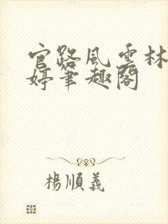 官路风云林海姜婷笔趣阁