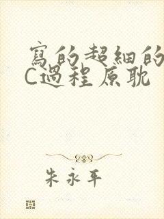 写的超细的多肉C过程原耽