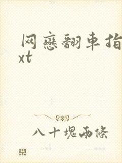 网恋翻车指南txt