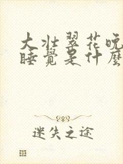 大壮翠花晚上不睡觉是什么电视剧