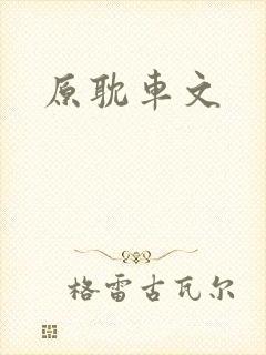 原耽车文