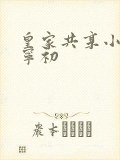 皇家共享小公主宁初