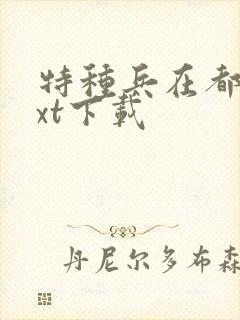 特种兵在都市txt下载