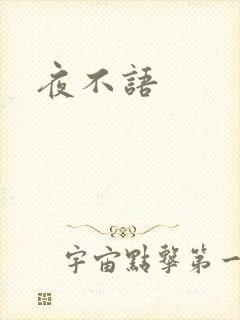 夜不语
