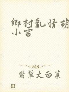 乡村乱情胡秀英小雷