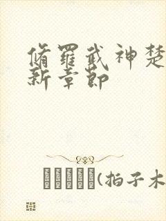 修罗武神楚枫最新章节